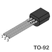Encapsulamento elétrico Transistor NPN Amplificador de proposta geral