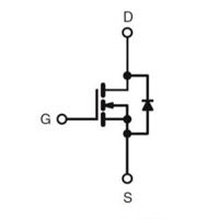 Símbolo elétrico MOSFET Canal N 650V